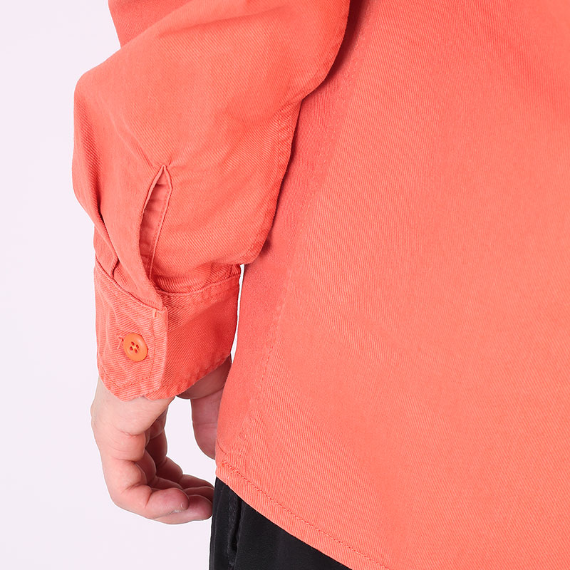 мужская оранжевая рубашка Carhartt WIP Reno Shirt Jac I029424-elba - цена, описание, фото 7